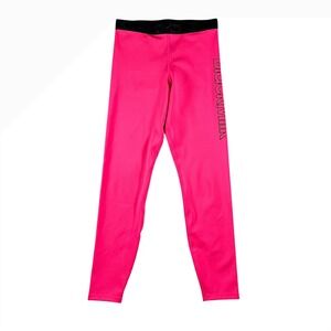 BlackMilk Pink/Black Leggings Women's Size Medium Activewear Athletic